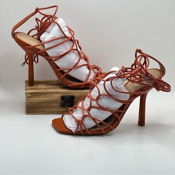 SCHUTZ • Heyde Sandal in New Ochre - Picture 3 of 9